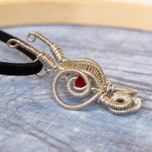Load image into Gallery viewer, Argentium Silver Dragon Head Pendant
