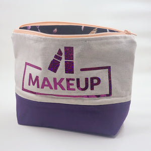 “Makeup” Makeup Bag