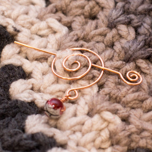 Swirl Scarf Pin