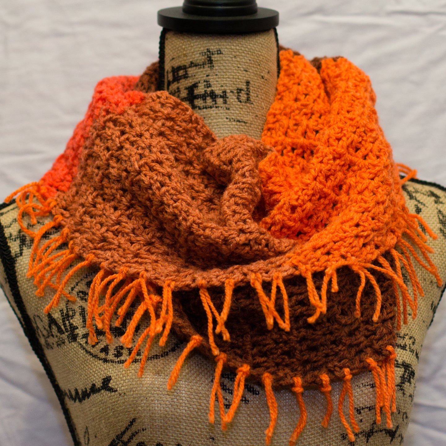 Autumn Leaves Infinity Scarf