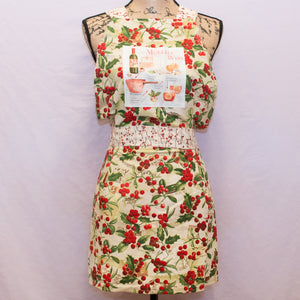 Holly Berry Pocketed Apron