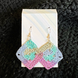 Granny Square Earrings