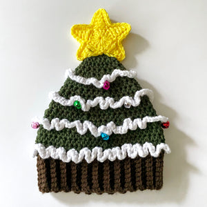 Snowy Christmas Tree Hat (Child Size)