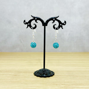 Blue Ornament Earrings