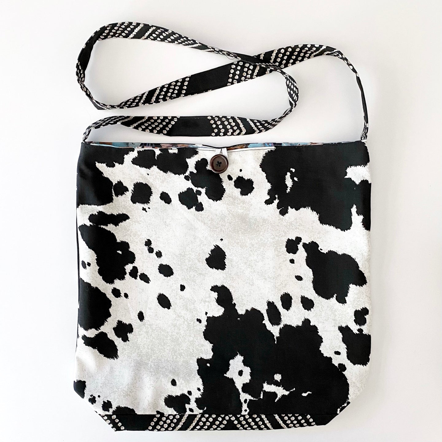 Cows & Coos Crossbody Canvas Bag